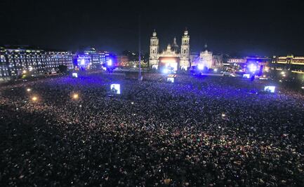 Interpol: Cantantes y bandas que batieron el récord de asistencia en el Zócalo CDMX