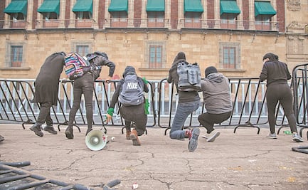 Protestas por Salgado llegan a Palacio Nacional