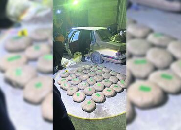 Decomisan más de 30 kg de droga en narcotienda