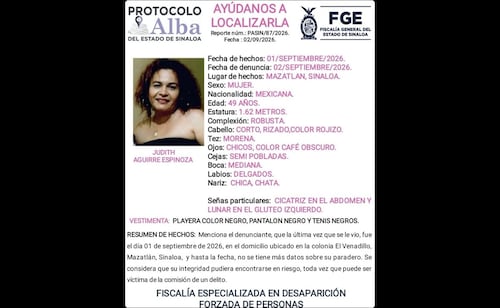 Localizan sin vida a mujer reportada como desaparecida en Mazatlán; investigan causas del fallecimiento