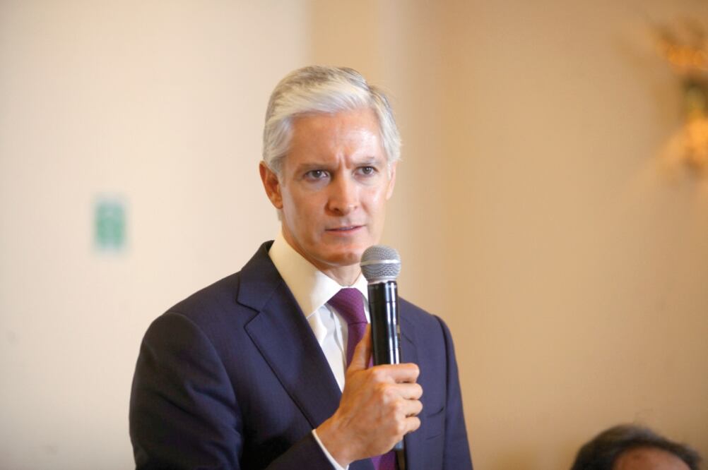 El gobernador del Estado de México, Alfredo del Mazo, dijo que el apoyo refleja la buena relación que hay con la Federación. (JORGE ALVARADO. EL UNIVERSAL)