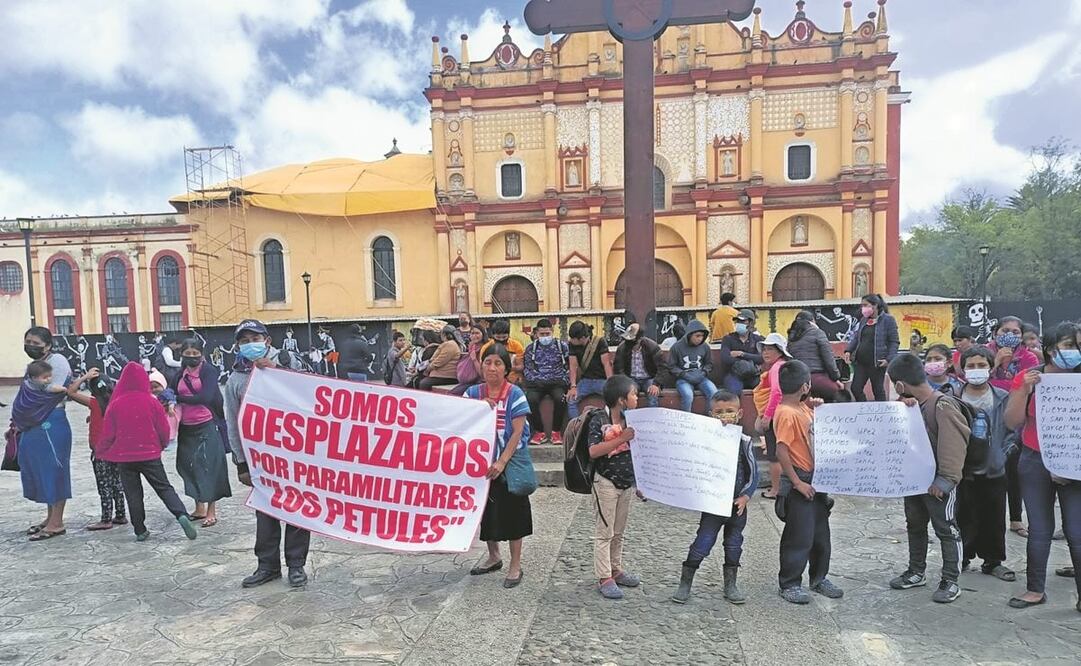 Las familias desplazadas acusan a Los Petules como el grupo que las amenazó. Foto: Fredy Martín. El Universal