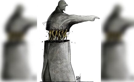 Angel Boligán, caricaturista de EL UNIVERSAL gana el Concurso Internacional de Caricatura y Cartón; reconocen su ilustración “La voluntad del pueblo”