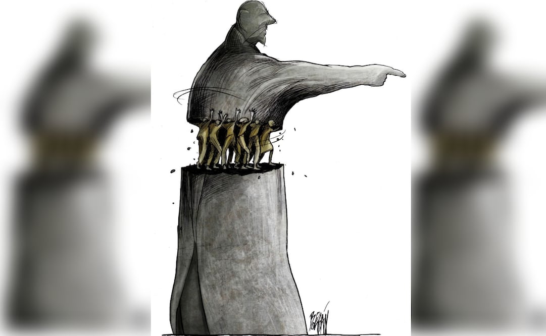 Cartón “La voluntad del pueblo” por Angel Boligán, caricaturista de EL UNIVERSAL (26/04/2026). Foto: EL UNIVERSAL