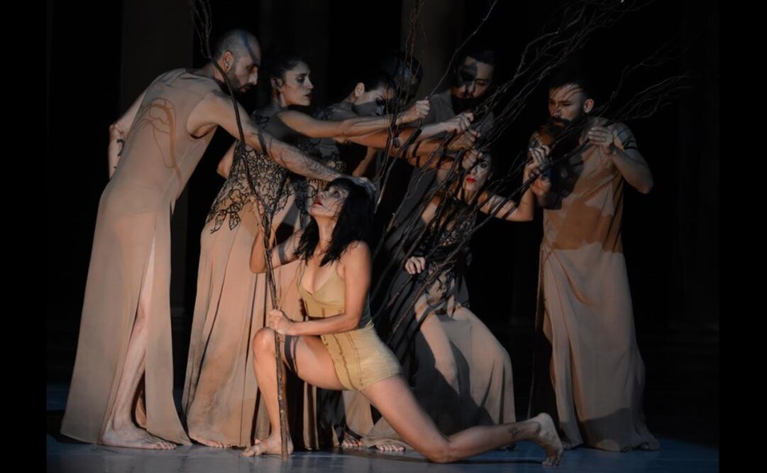 Delfos danza contemporánea se presentó en el Palacio de Bellas Artes. Foto: Cortesía INBA