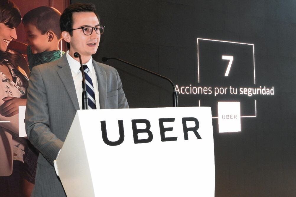 Federico Ranero, director general de Uber México, informó que en 2017 y 2018 la empresa realizó una inversión pública de 6 mil 850 millones de pesos; la mayoría de ese recurso fue para seguridad, precisó (ESPECIAL)