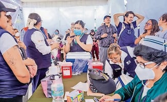 Casos en 2 alcaldías, por baja participación en vacunación