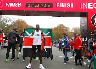 Eliud Kipchoge, el niño huérfano que hizo historia en maratón