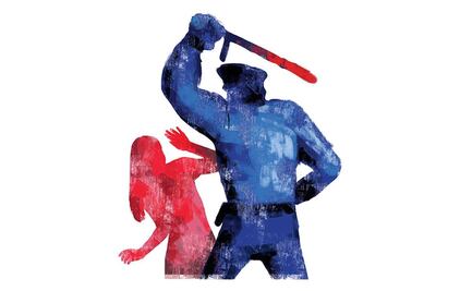 Policías le destrozaron la boca a Ximena al intervenir por un amigo