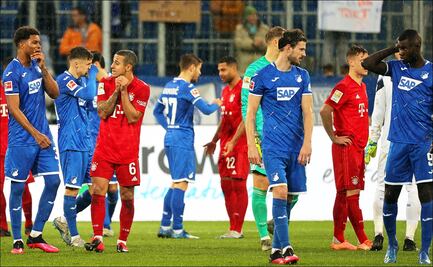 Bayern y Hoffenheim finalizan el partido con una tregua como protesta