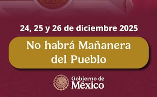 Sheinbaum recuerda la suspensión de sus mañaneras; regresa hasta el 29 de diciembre