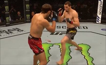 Peleador de la UFC logra brutal nocaut sobre su rival en tal solo 19 segundos