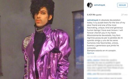 "Siempre estarás en mi corazón", dice Salma a Prince