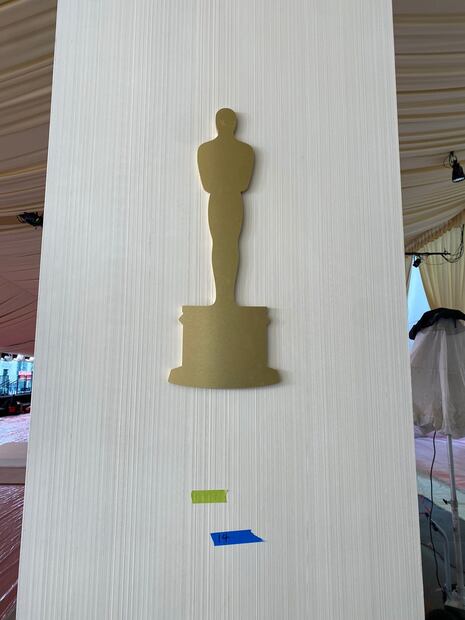 Arreglo decorativo de la famosa estatuilla. Foto: Mario P. Székely/EL UNIVERSAL.