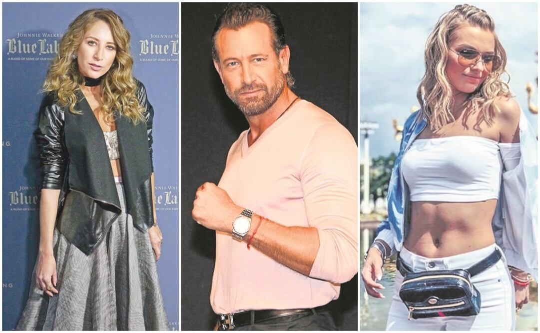 Geraldine Bazán, Gabriel Soto e Irina Baeva. Fotos: Archivo y Paulo Vidales