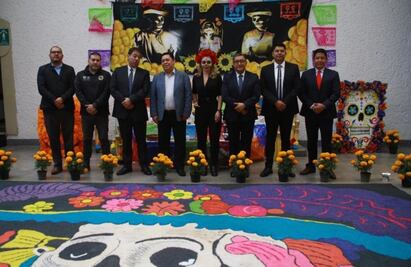 Así fue la inauguración de la "Mega Ofrenda 2023, Arte y Expresión de Personas Privadas de la Libertad” en el Museo de la Policía