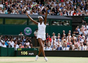 Venus Williams y Garbiñe Muguruza avanzan a la final en Wimbledon 