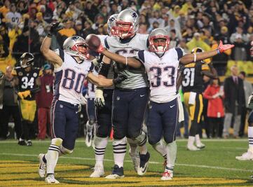 Con polémica los Patriots derrotaron a los Steelers