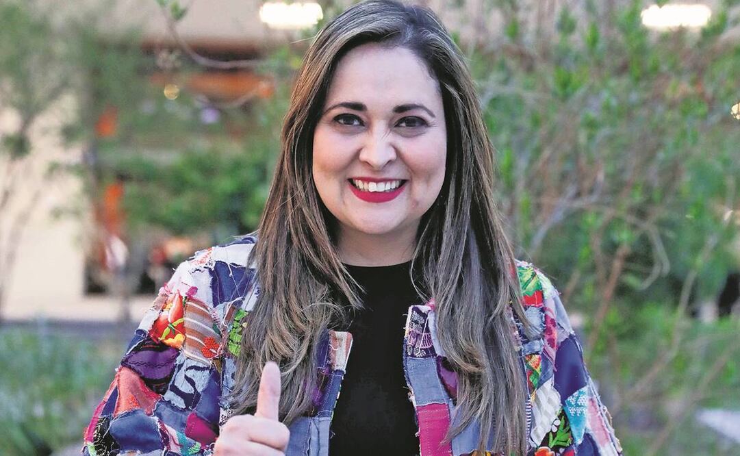 Cynthia López Castro, diputada por el PRI, en entrevista para el El Universal sobre sus aspiraciones para ser candidata para jefa de gobierno. Foto: Diego Simón/ EL UNIVERSAL