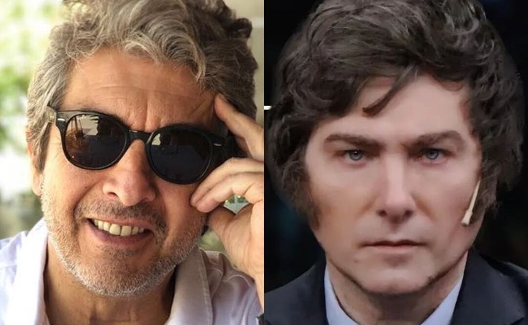 En la imagen el actor y productor de cine Ricardo Darín y el político Javier Milei. Foto: Instagram oficial de las personalidades.