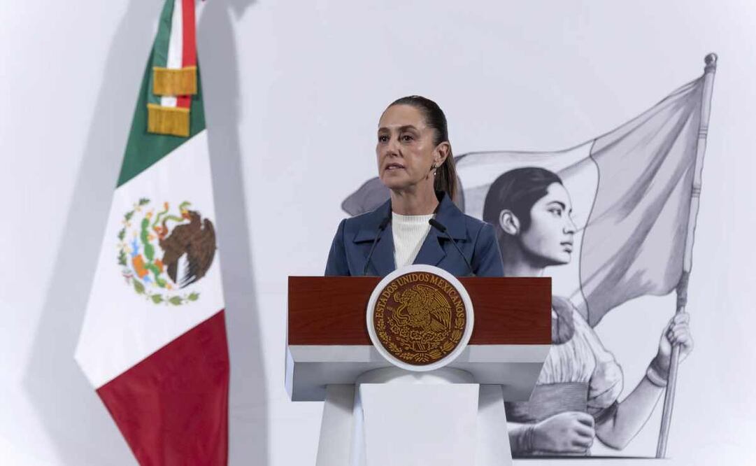 La presidenta Claudia Sheinbaum Pardo durante su conferencia matutina de este 17 de septiembre del 2025. Foto: Presidencia.
