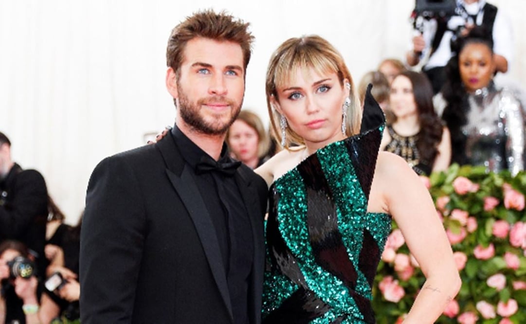 Liam Hemsworth y Miley Cyrus. Foto: Archivo EFE
