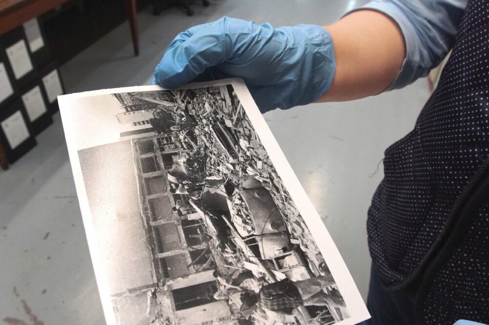 El Archivo General de la Nación resguarda materiales gráficos y audiovisuales que muestran la magnitud del terremoto (ADRIÁN HERNÁNDEZ. EL UNIVERSAL)