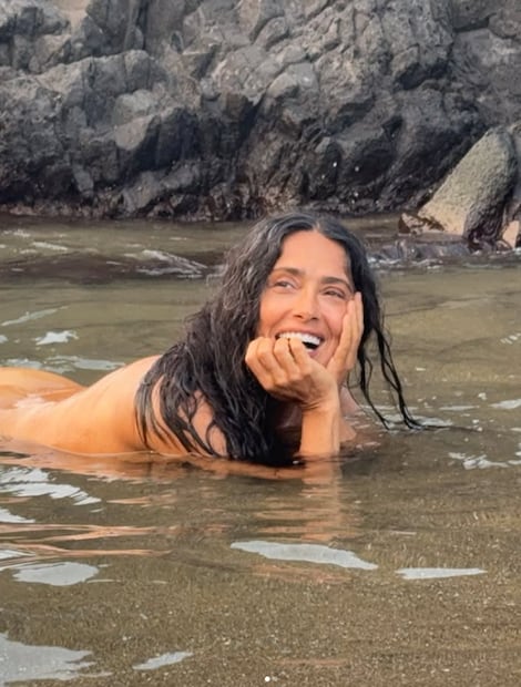 Salma Hayek celebra sus 60 años con esta foto.
Instagram salmahayek