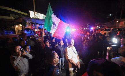 Conato de gresca y algunos empujones entre vecinos de Tijuana y migrantes centroamericanos