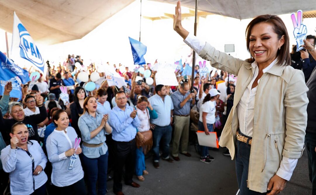 La panista consideró lamentable hablar de un presupuesto rosa cuando tenemos un Estado de México de luto. /Cristopher Rogel Blanquet - EL UNIVERSAL