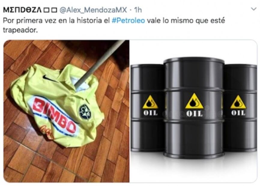 Precio del petróleo se desploma... pero memes repuntan en redes