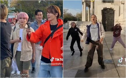 Fans de Super Junior sorprenden a banda con baile frente a Bellas Artes; se viraliza en TikTok