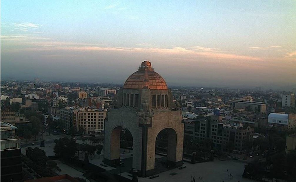 Valle de México amanece con mala calidad del aire. Foto: webcamsdemexico