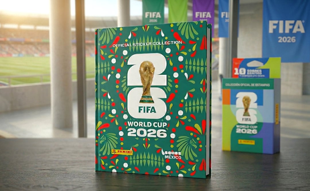 Conoce los diseños oficiales de los álbumes y paquetes de estampas Panini para la Copa del Mundo 2026, disponibles en la preventa de Amazon México