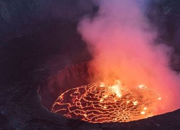 Así se vivió la repentina erupción del volcán Nyiragongo en la República Democrática del Congo