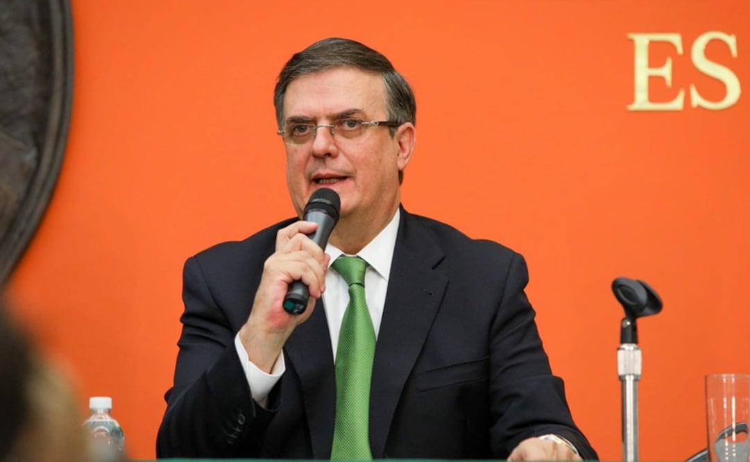 El canciller Marcelo Ebrard encabeza la delegación mexicana. Foto: Especial