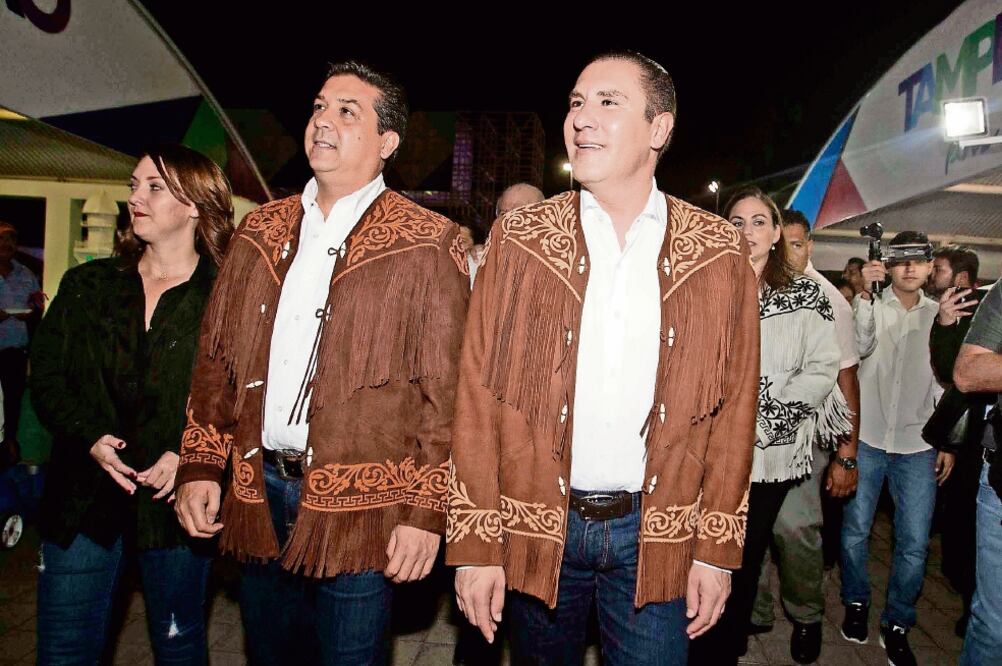 Rafael Moreno Valle, gobernador de Puebla, asistió a la inauguración del Pabellón Turístico de Puebla en la Feria de Tamaulipas (CORTESÍA)