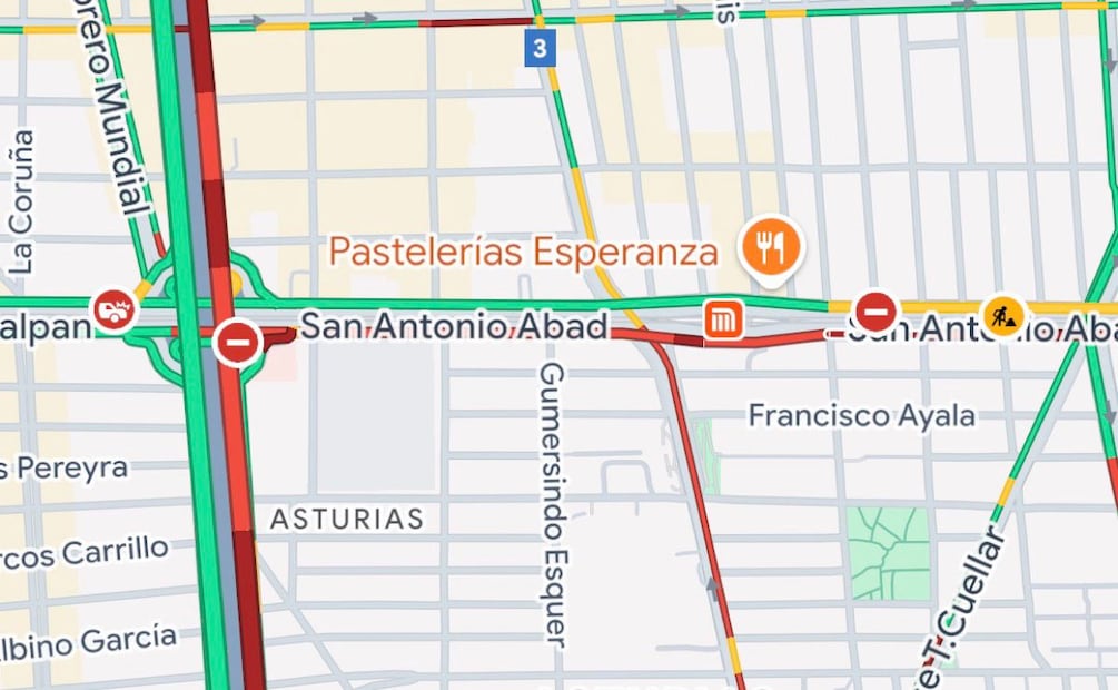 Google Maps también te permite reportar una incidencia en el camino para avisar a otros conductores. Foto: Google Maps