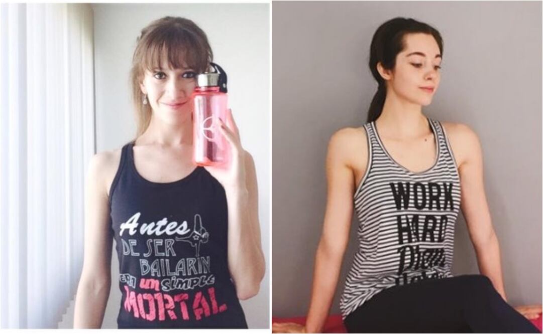 Isabel García (i) y Greta Elizondo (d),  bailarinas de la Compañía Nacional de Danza (CND), han tomado las redes sociales y otras plataformas digitales para difundir el universo de la danza clásica (FOTOGRAFÍAS INSTAGRAM: @isabela_28 y @gretaelizondo)
