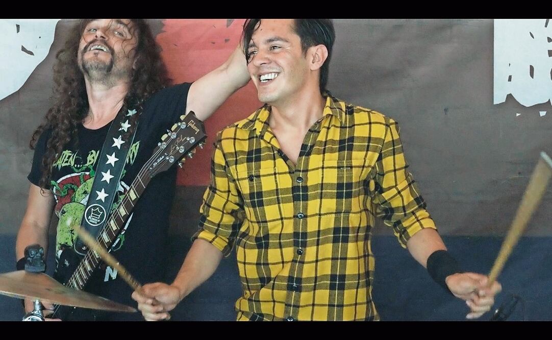 Fabian Bueno (batería) formó una banda en prisión y dio clases a otros reclusos. Foto: S7N