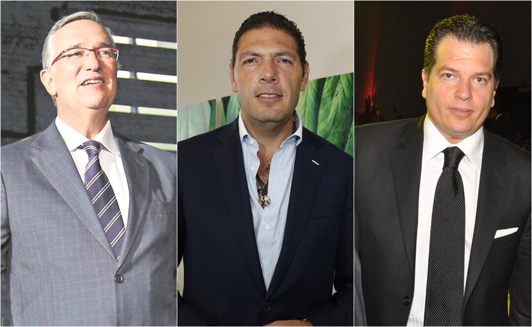 Ricardo Salinas Pliego, Carlos Hank González y Miguel Alemán Magnani, son algunos de los empresarios que formarán parte del "Consejo Asesor Empresarial" en el gobierno de AMLO. (FOTOS: ARCHIVO. EL UNIVERSAL)