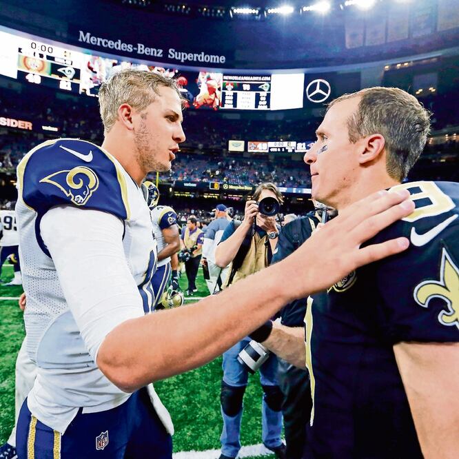 En 2016, los Saints recibieron a Jared Goff con 49 puntos. Foto: ARCHIVO. EL UNIVERSAL