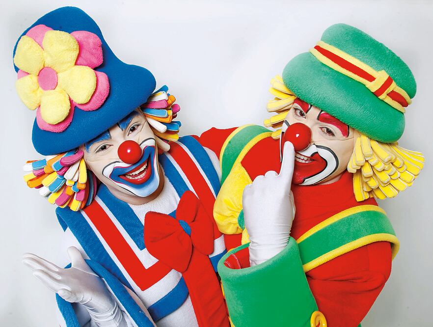 Los payasos debutaron en escuelas y auditorios hace 32 años