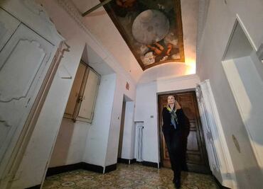 ¿Cuál es la historia de "Villa de Aurora", el palacio que contiene el único mural de Caravaggio?