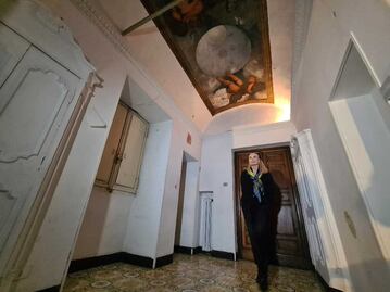 ¿Cuál es la historia de "Villa de Aurora", el palacio que contiene el único mural de Caravaggio?