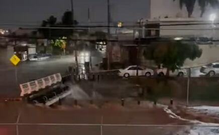 Lluvias, vientos y tormentas eléctricas causan daños en 10 viviendas en Culiacán; 5 personas quedaron varadas en un automóvil