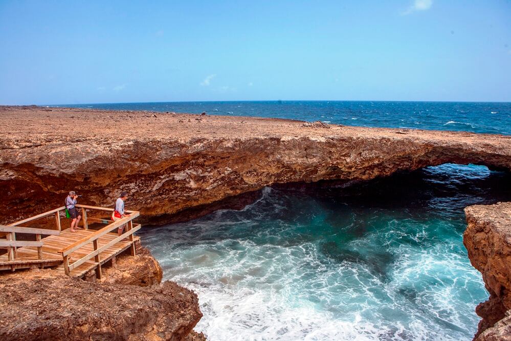 Parque Nacional Shete Boka, donde se ubican más de 10 cavernas erosionadas por el mar. (Foto: Cortesía Rodolfo Benítez. Curaçao Tourist Board)
