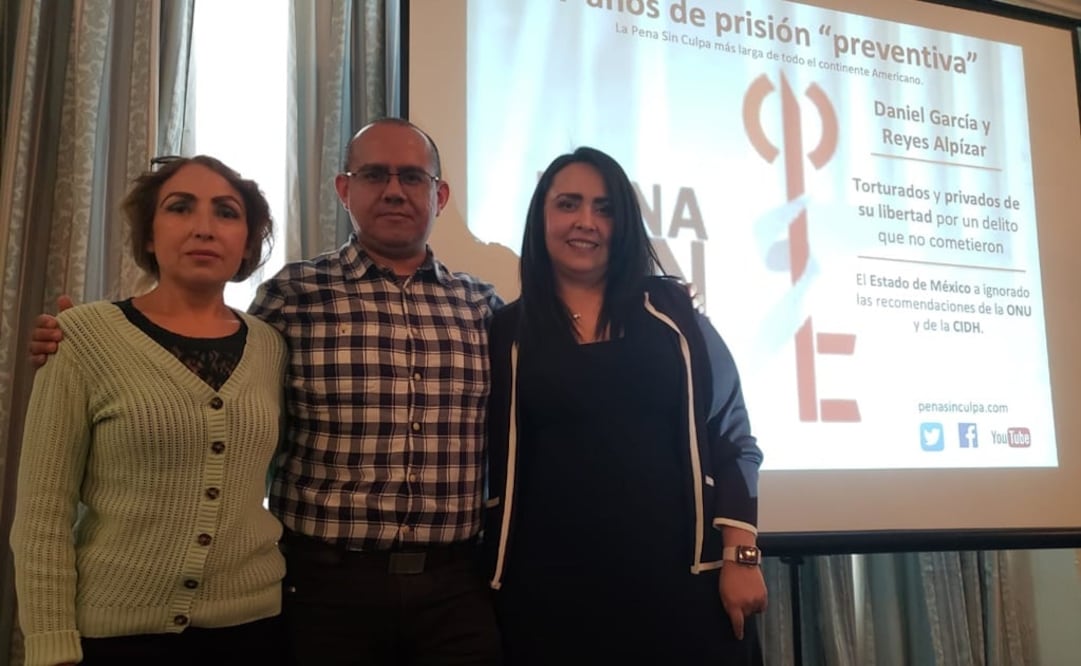 Conferencia de prensa organizada por la organización Pena sin Culpa y el Centro Prodh. Foto: Especial