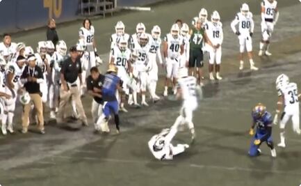 Video: Coach de la Onefa taclea a rival; es suspendido dos años