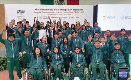 Juegos Parapanamericanos Juveniles 2025: Abanderan a la delegación mexicana que competirá en Santiago de Chile 